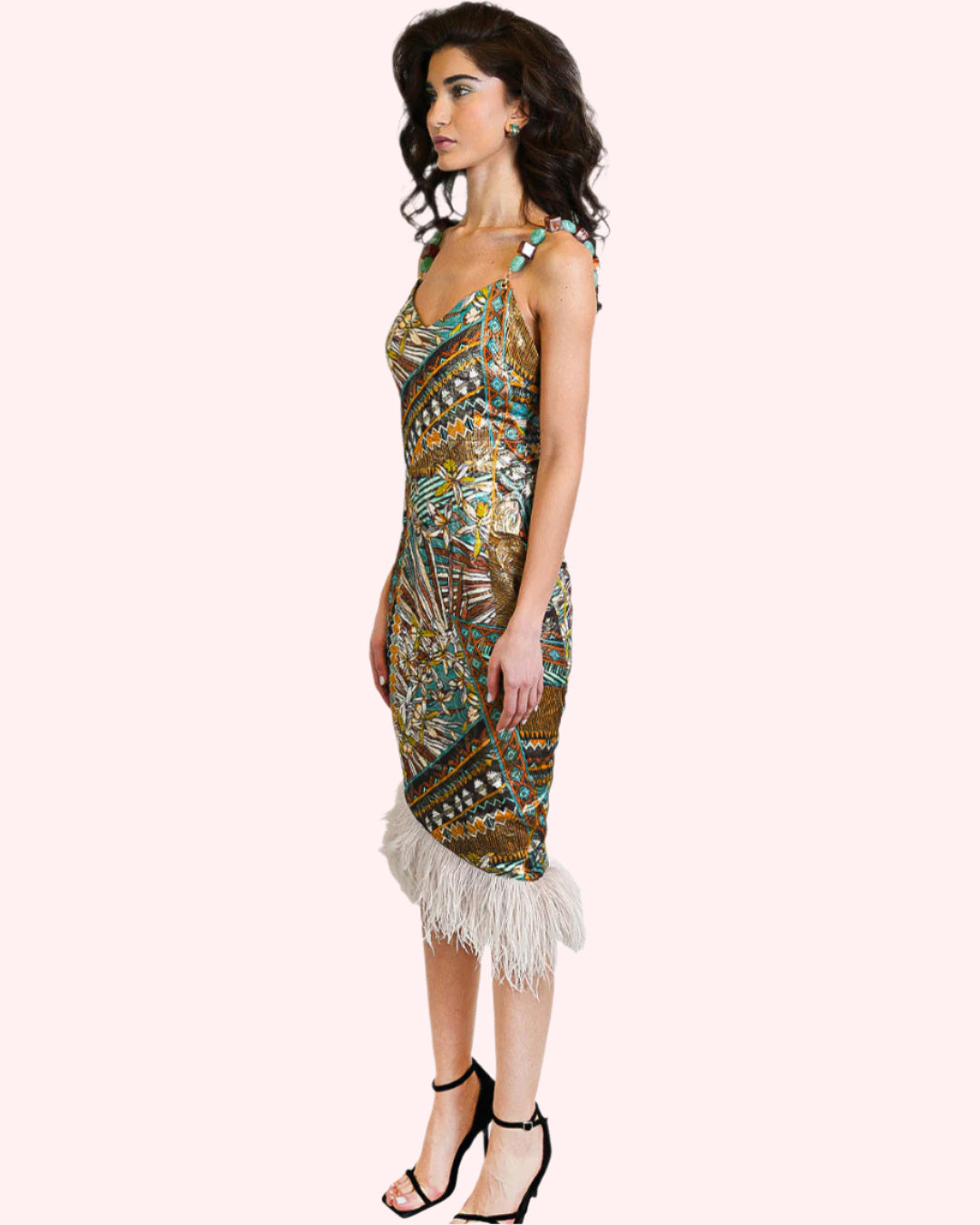 Savvannah Plume Dress