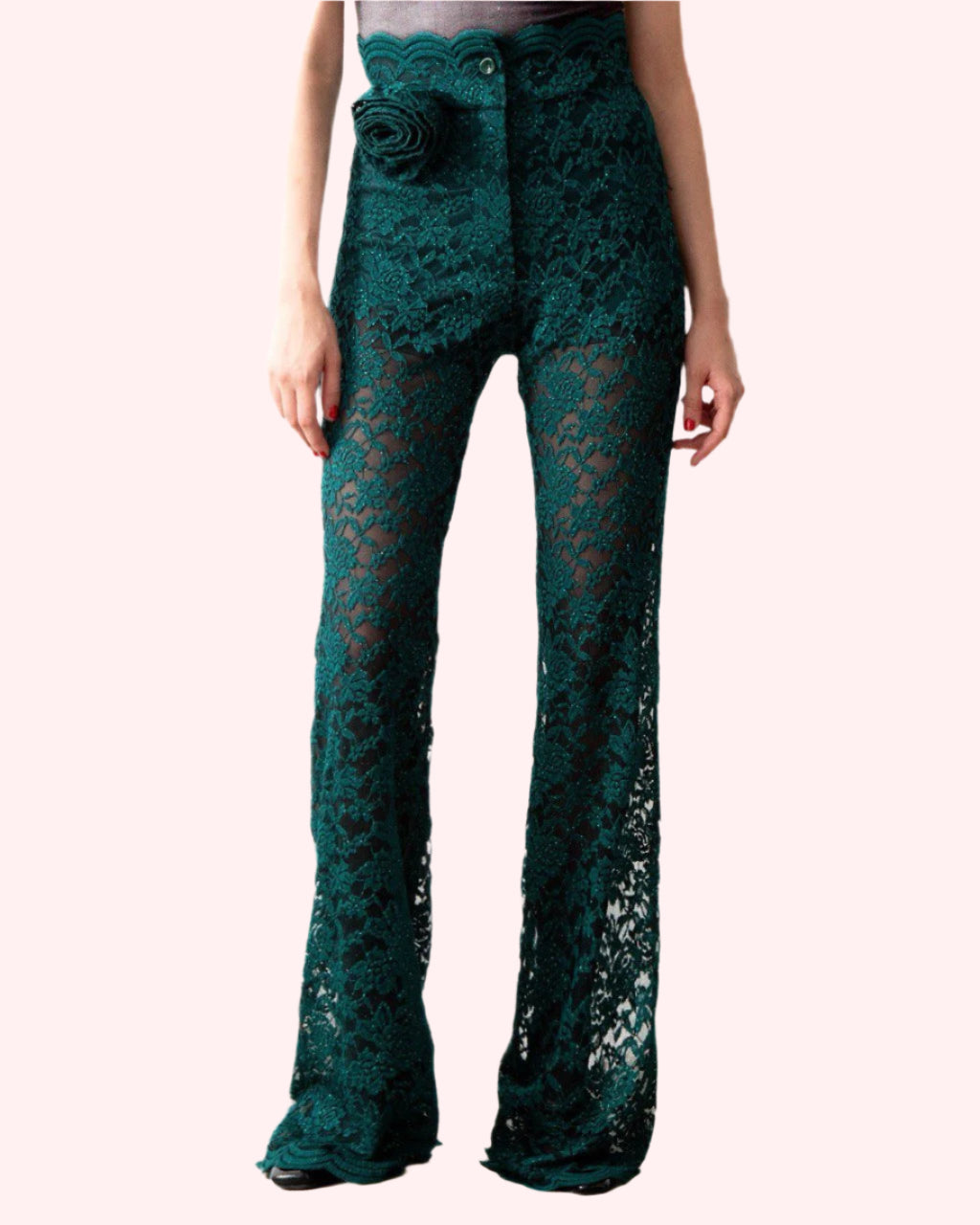 Bloom Green Pants