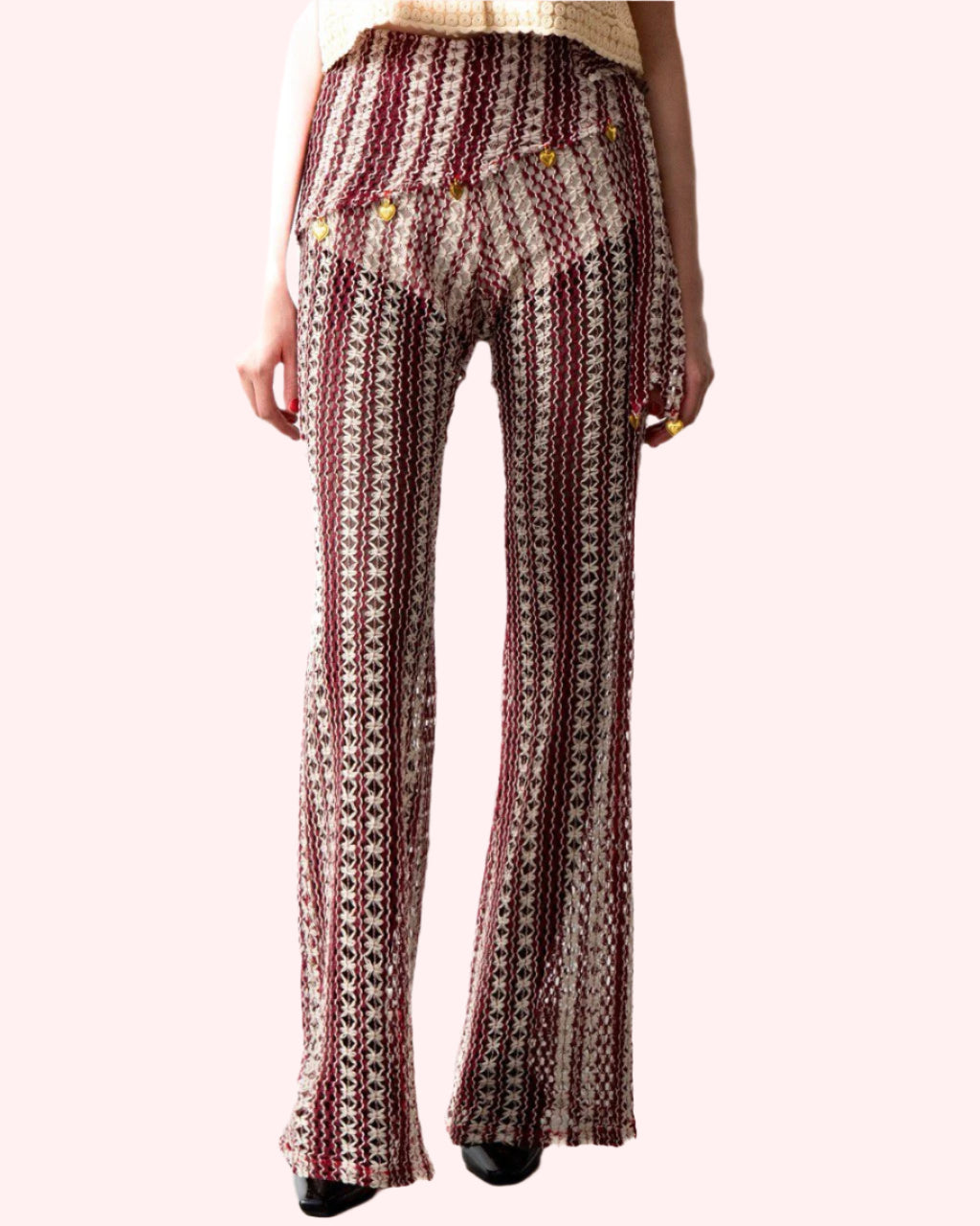 Redvelvet Pants with heart chain