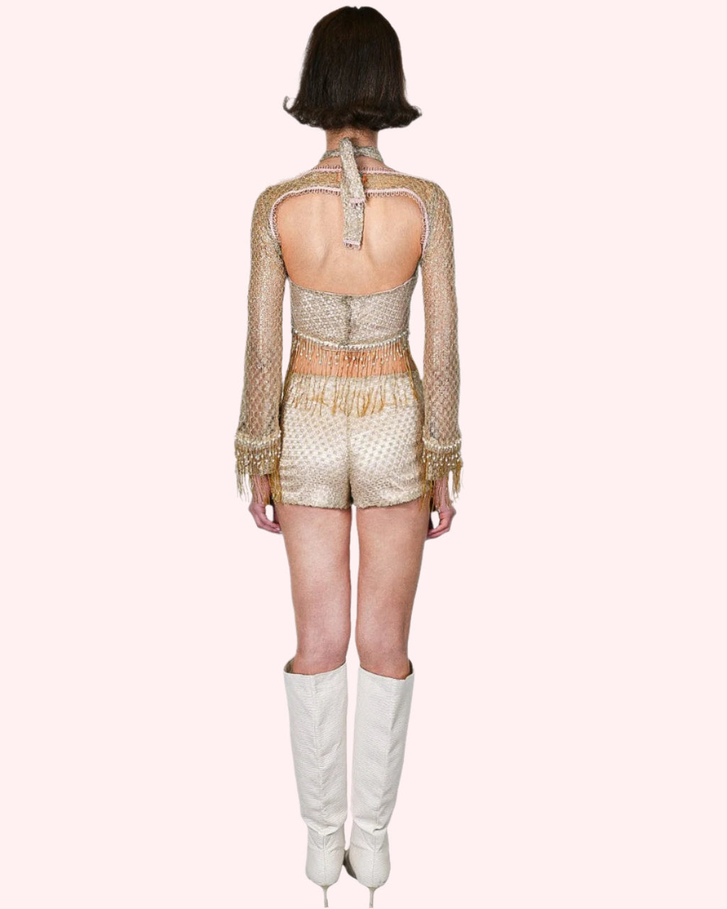 Gold Miraj Top